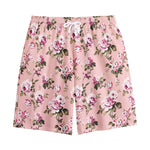 Shabby Chic Vintage Floral Print Cotton Shorts