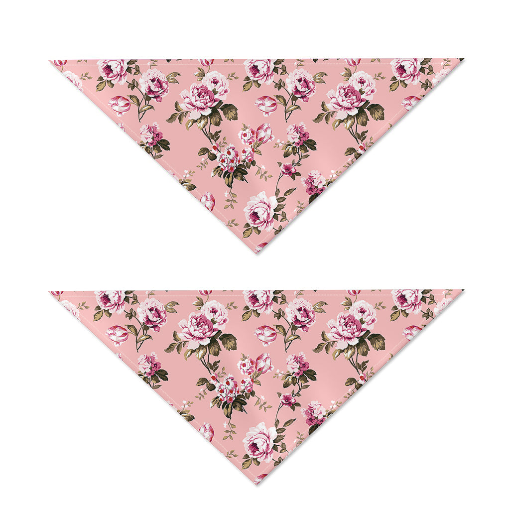 Shabby Chic Vintage Floral Print Dog Bandana