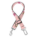Shabby Chic Vintage Floral Print Dog Seat Belt