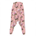 Shabby Chic Vintage Floral Print Hammer Pants