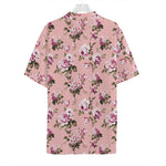 Shabby Chic Vintage Floral Print Hawaiian Shirt