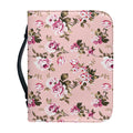 Shabby Chic Vintage Floral Print Leather Bible Cover