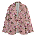 Shabby Chic Vintage Floral Print Men's Blazer