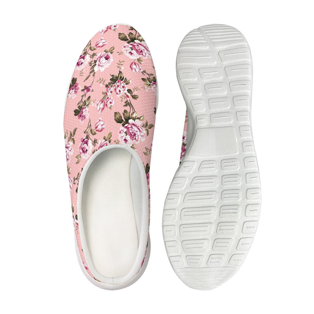 Shabby Chic Vintage Floral Print Mesh Casual Shoes