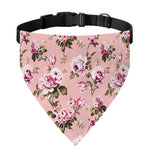 Shabby Chic Vintage Floral Print Over The Collar Dog Bandana