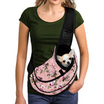 Shabby Chic Vintage Floral Print Pet Sling Carrier