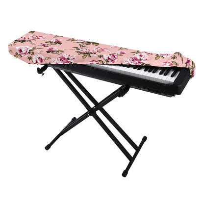 Shabby Chic Vintage Floral Print Piano Keyboard Cover