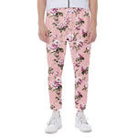 Shabby Chic Vintage Floral Print Scuba Joggers