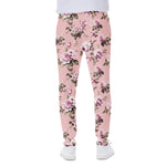 Shabby Chic Vintage Floral Print Scuba Joggers
