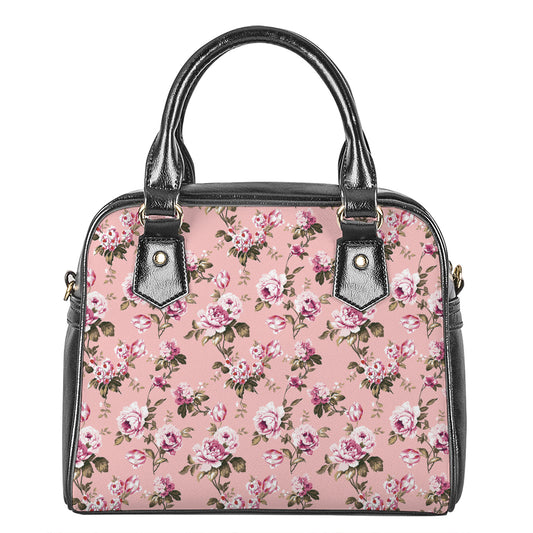Shabby Chic Vintage Floral Print Shoulder Handbag