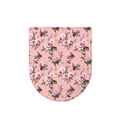 Shabby Chic Vintage Floral Print Toilet Lid Cover