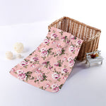 Shabby Chic Vintage Floral Print Towel