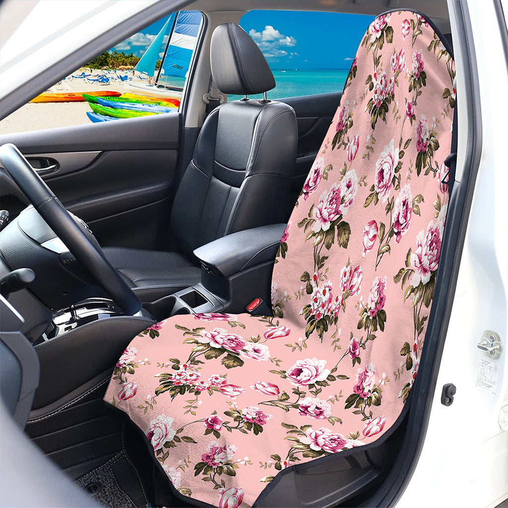 Shabby Chic Vintage Floral Print Waterproof Car Seat Cover