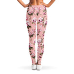 Shabby Chic Vintage Floral Print Women's Leggings