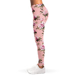 Shabby Chic Vintage Floral Print Women's Leggings