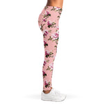 Shabby Chic Vintage Floral Print Women's Leggings