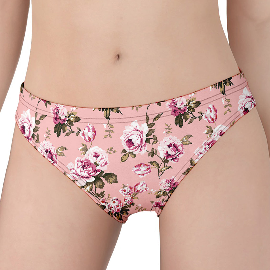 Shabby Chic Vintage Floral Print Women's Panties