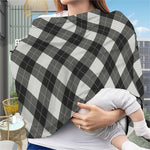 Shadow Grey Argyle Pattern Print Baby Seat Cover