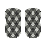 Shadow Grey Argyle Pattern Print Bar Stool Covers