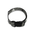 Shadow Grey Argyle Pattern Print Dog Collar