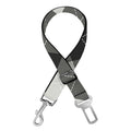 Shadow Grey Argyle Pattern Print Dog Seat Belt