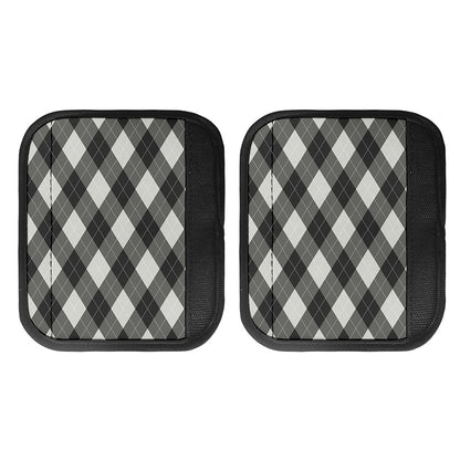 Shadow Grey Argyle Pattern Print Handle Covers