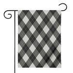 Shadow Grey Argyle Pattern Print House Flag