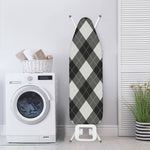 Shadow Grey Argyle Pattern Print Ironing Board Cover
