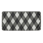 Shadow Grey Argyle Pattern Print Towel