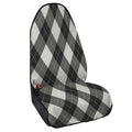 Shadow Grey Argyle Pattern Print Waterproof Car Seat Cover