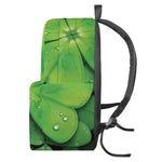 Shamrock Clover St. Patrick's Day Print Backpack