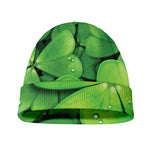Shamrock Clover St. Patrick's Day Print Beanie