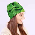 Shamrock Clover St. Patrick's Day Print Beanie