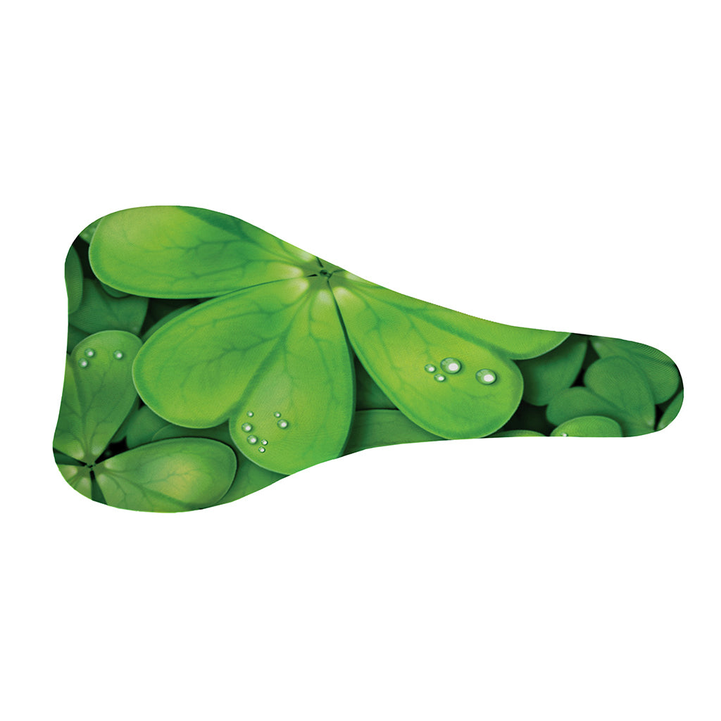 Shamrock Clover St. Patrick's Day Print Bicycle Seat Cover