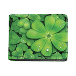 Shamrock Clover St. Patrick's Day Print Bifold Wallet