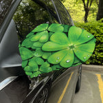 Shamrock Clover St. Patrick's Day Print Car Side Mirror Covers