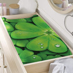 Shamrock Clover St. Patrick's Day Print Changing Pad Cover