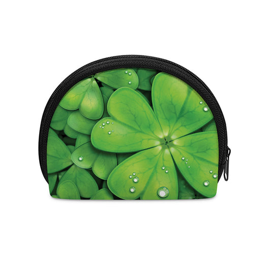 Shamrock Clover St. Patrick's Day Print Coin Purse