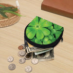 Shamrock Clover St. Patrick's Day Print Coin Purse