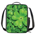 Shamrock Clover St. Patrick's Day Print Crossbody Lunch Bag