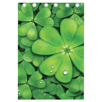 Shamrock Clover St. Patrick's Day Print Curtain