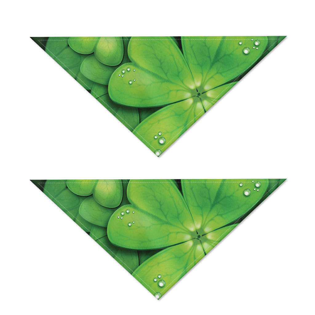 Shamrock Clover St. Patrick's Day Print Dog Bandana