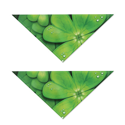 Shamrock Clover St. Patrick's Day Print Dog Bandana