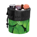 Shamrock Clover St. Patrick's Day Print Drawstring Makeup Bag
