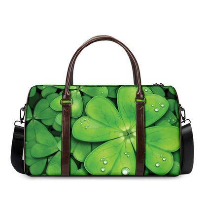 Shamrock Clover St. Patrick's Day Print Duffle Bag