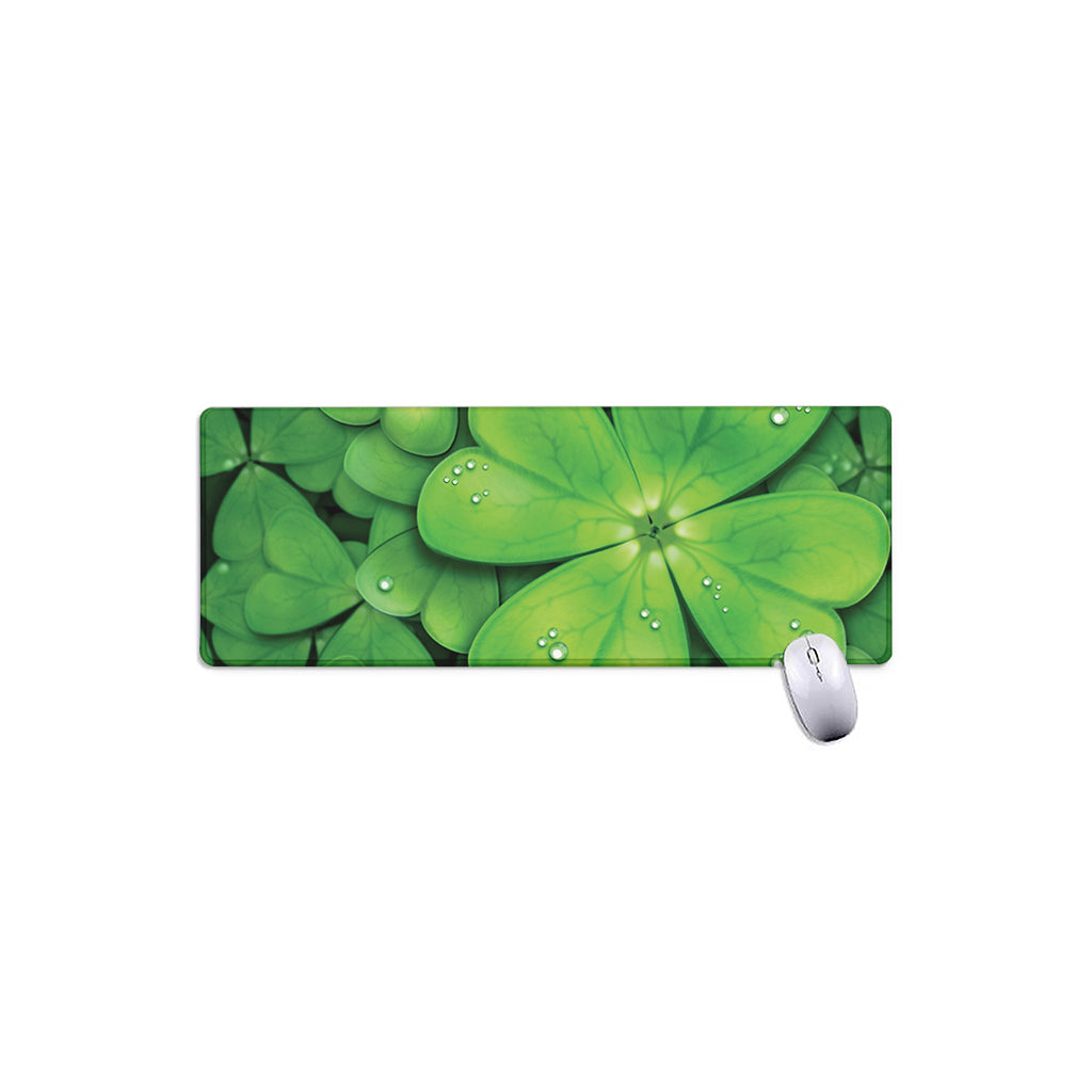 Shamrock Clover St. Patrick's Day Print Extended Mouse Pad