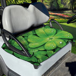 Shamrock Clover St. Patrick's Day Print Golf Cart Seat Cover