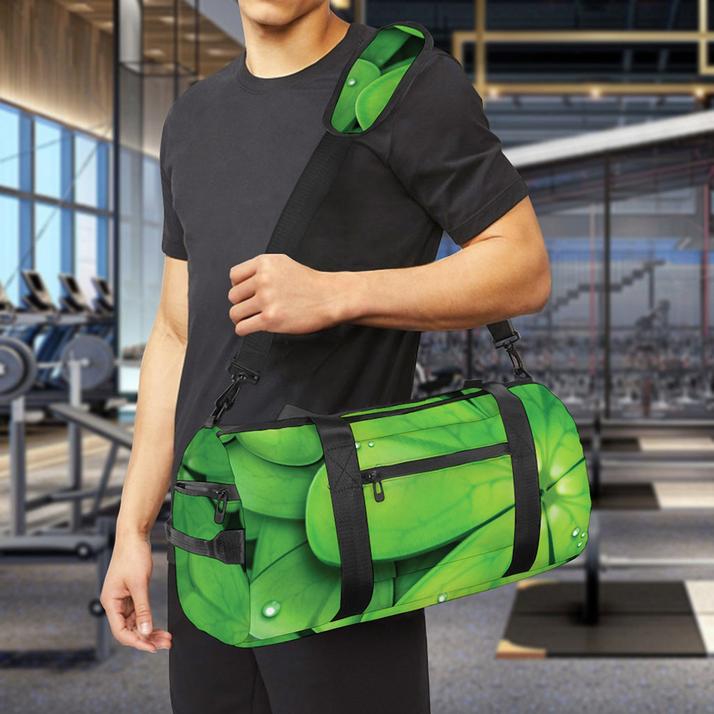 Shamrock Clover St. Patrick's Day Print Gym Bag