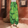 Shamrock Clover St. Patrick's Day Print Harem Pants