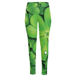 Shamrock Clover St. Patrick's Day Print High-Waisted Pocket Leggings